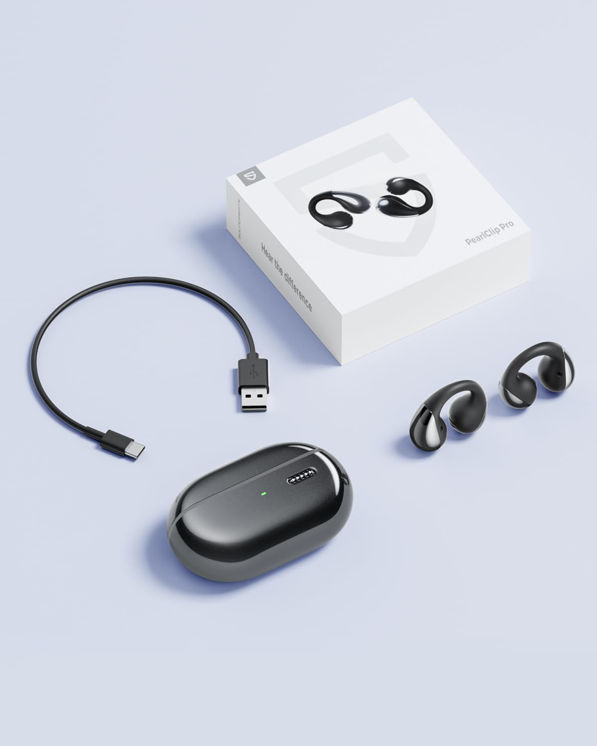 SoundPEATS PearlClip Pro trådlösa hörlurar Bluetooth 5.4