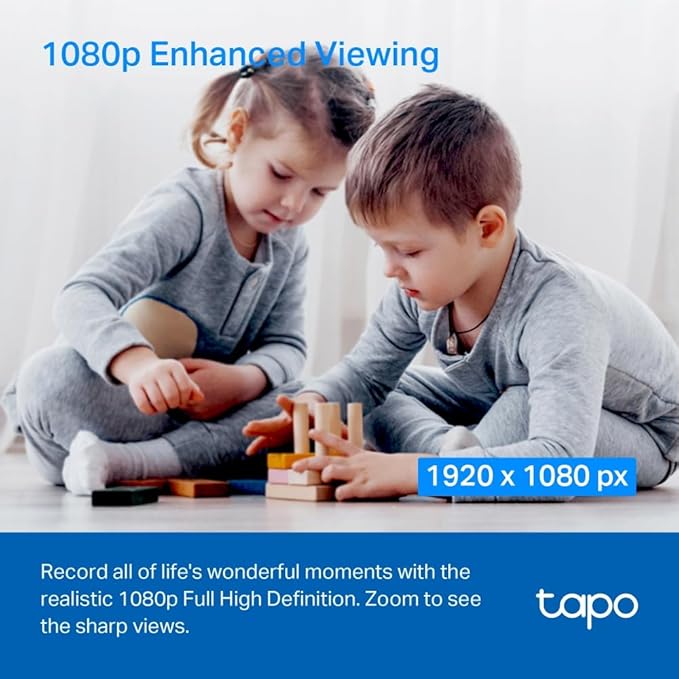 Tapo C200C - WiFi IP-kamera 360° FHD 1080p Övervakningskamera