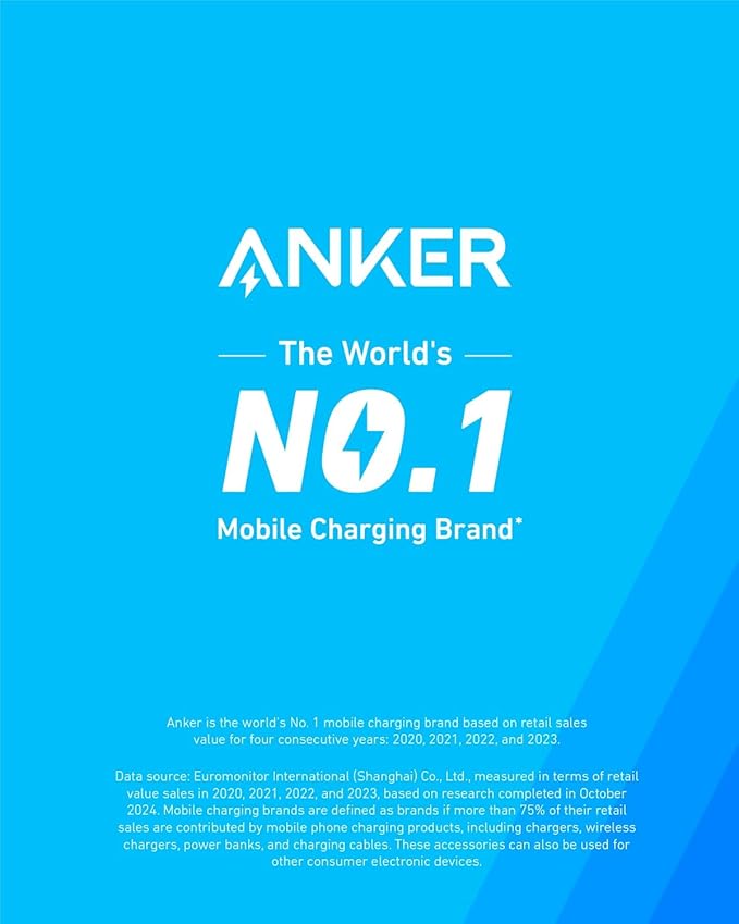 Anker USB C Charger (Nano II 65W) Pod 3 Ports PPS Fast Charger.