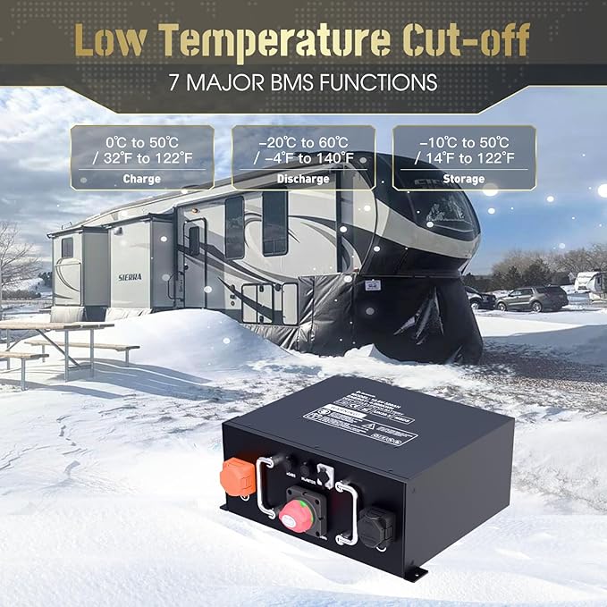 12 V 320 Ah RV LiFePO4 litiumbatteri