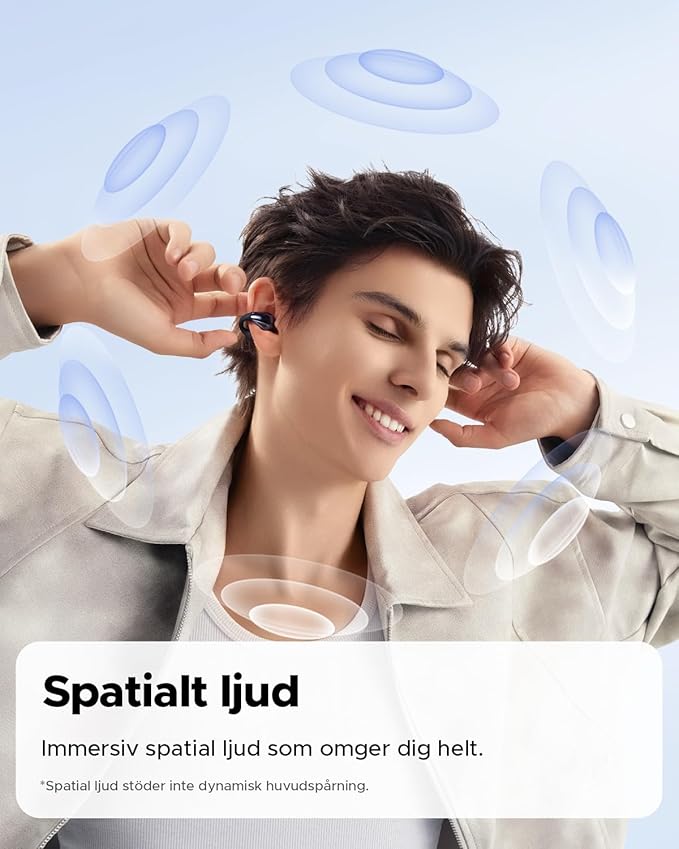 SoundPEATS PearlClip Pro trådlösa hörlurar Bluetooth 5.4