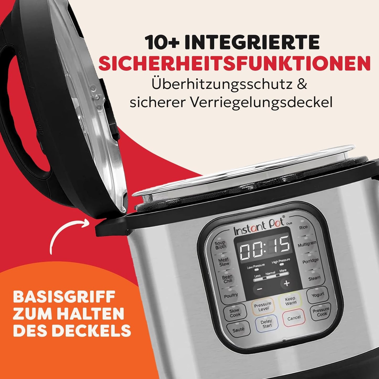 Instant Pot Duo 7 i 1 multifunktionell tryckkokare