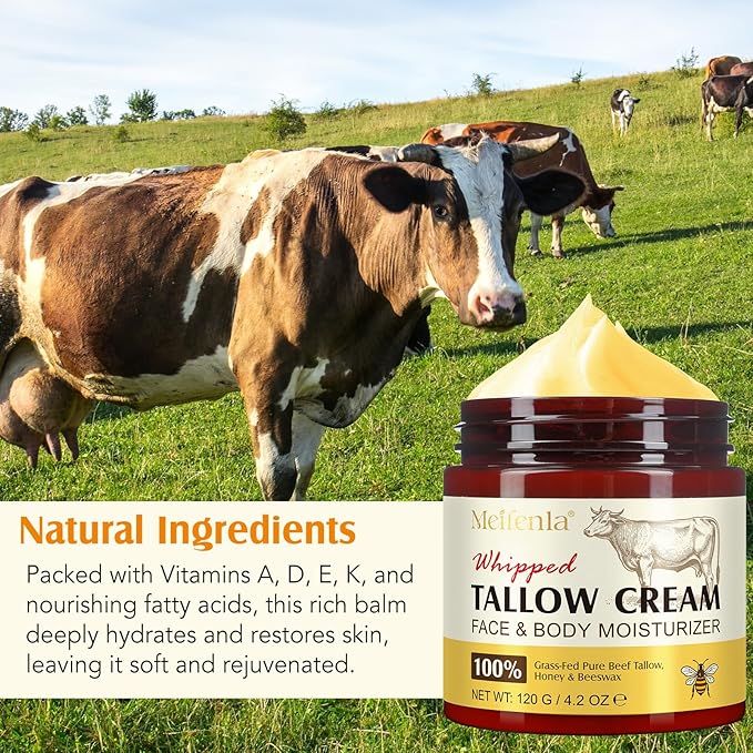 Beef Tallow Honey Balm Biff Tallow Skin Care