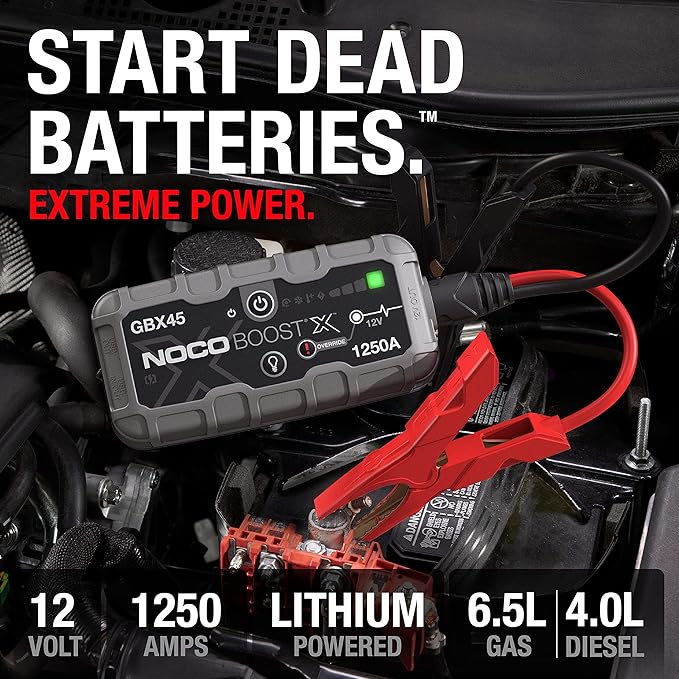 NOCO Boost X GBX45 1250A 12V UltraSafe Litium-Starthjälp