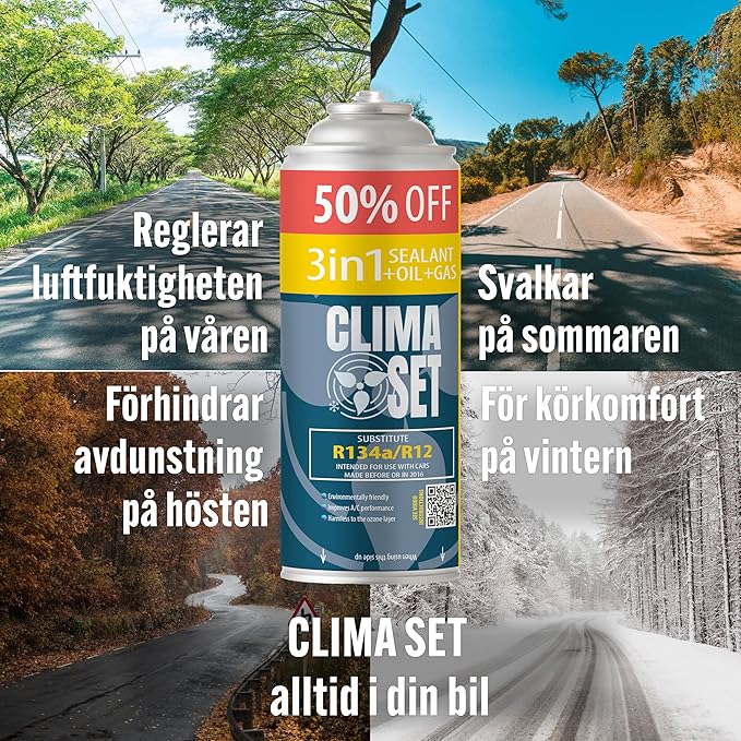 ClimaSet Replacement R134a Gas