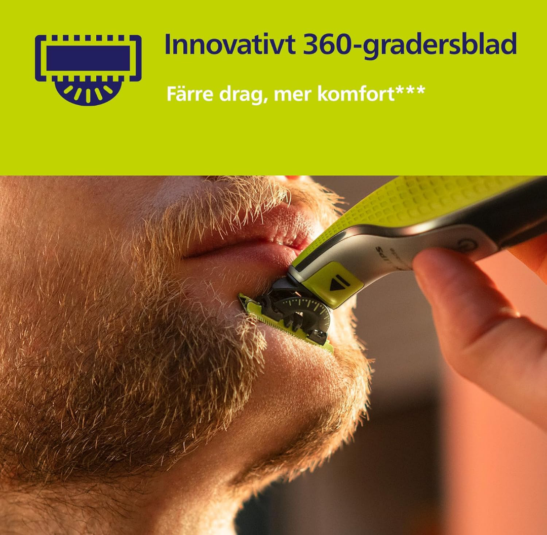 Den äkta Philips OneBlade 360 Replacement Blade