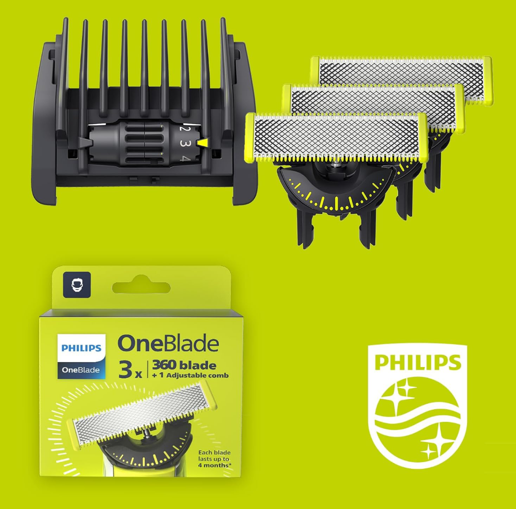 Den äkta Philips OneBlade 360 Replacement Blade