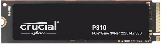 Crucial P310 1TB PCIe Gen4 NVMe M.2 2280 Intern Gaming SSD
