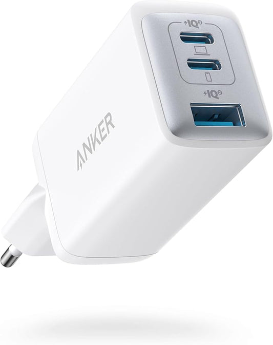 Anker USB C Charger (Nano II 65W) Pod 3 Ports PPS Fast Charger.