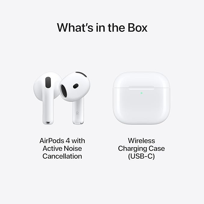 Apple AirPods 4 med aktiv brusreducering