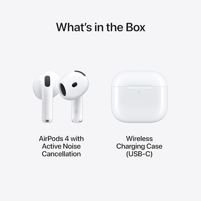 Apple AirPods 4 med aktiv brusreducering