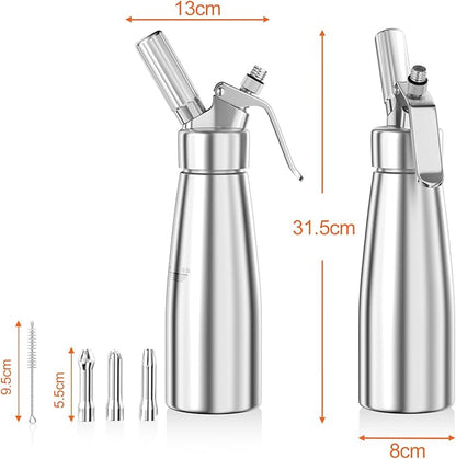 Newaner 500 ml grädddispenser/gräddsifon