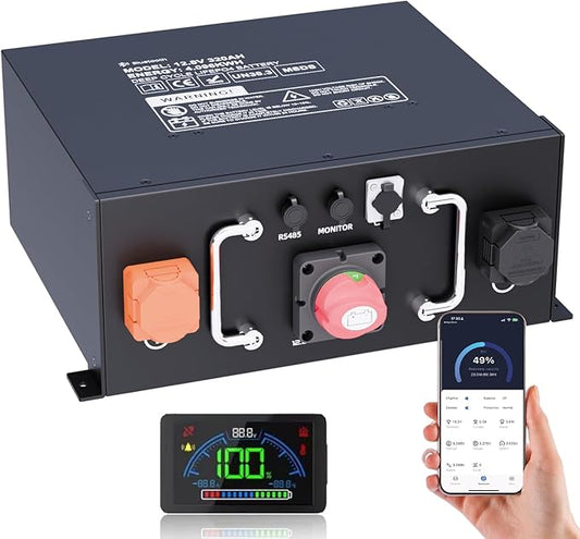 12 V 320 Ah RV LiFePO4 litiumbatteri