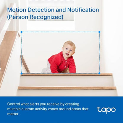 Tapo C200C - WiFi IP-kamera 360° FHD 1080p Övervakningskamera