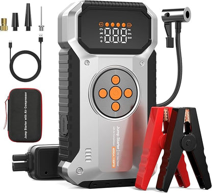 Tyonto Bilstartbooster med kompressor