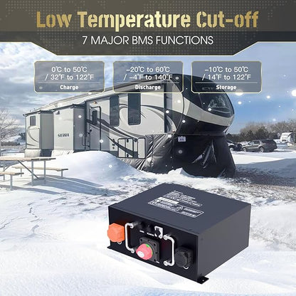 12 V 320 Ah RV LiFePO4 litiumbatteri