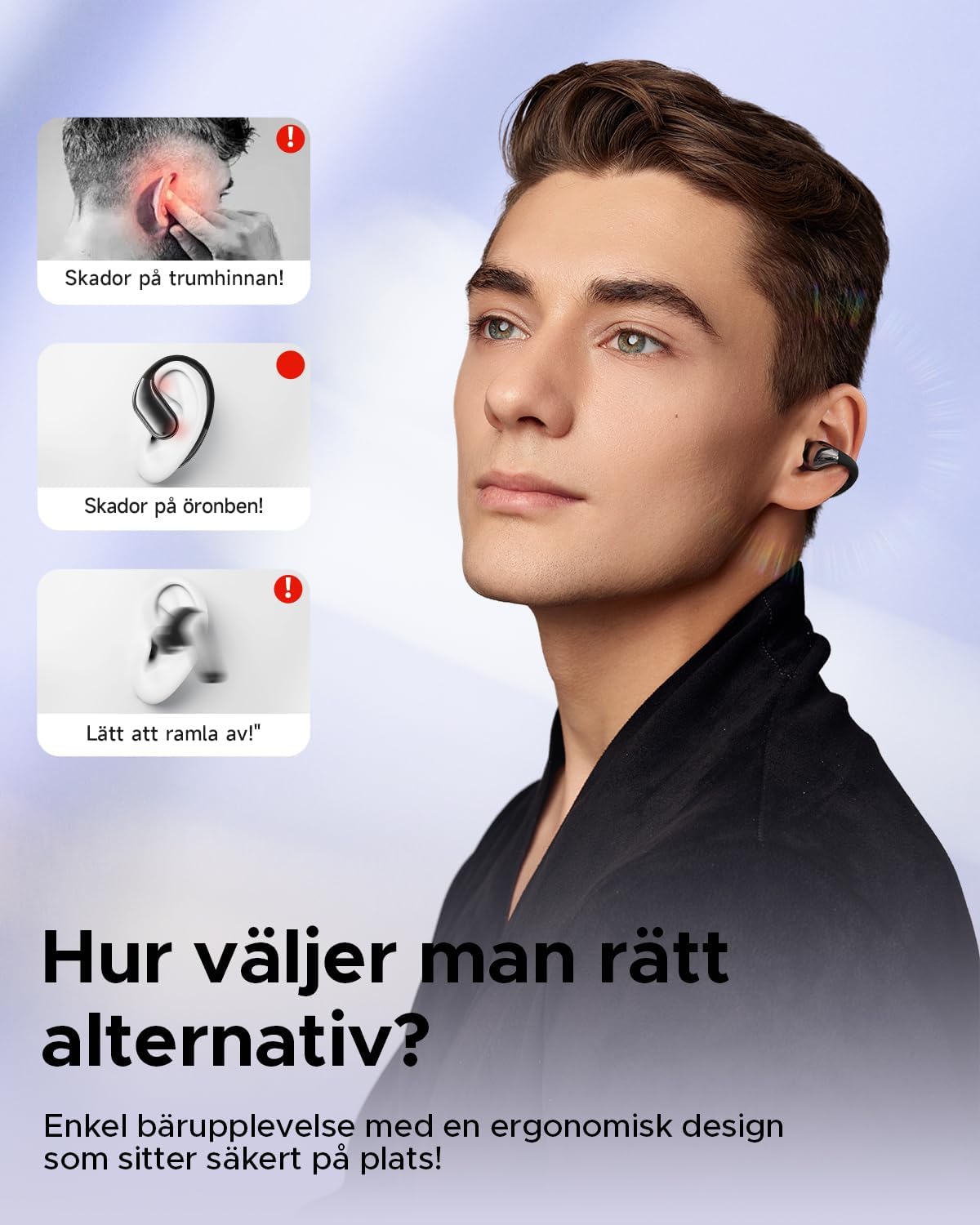 Truefree B1 Clip-On Trådlösa Hörlurar