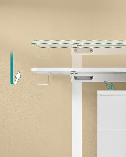 SONGMICS Elektriskt sitt-stående skrivbord
