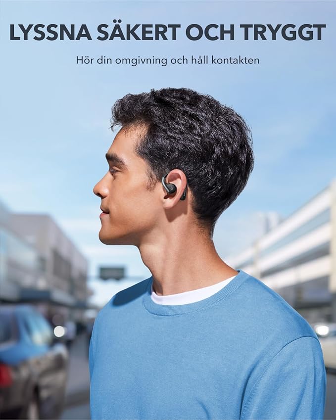 soundcore by Anker, AeroFit öppna hörlurar