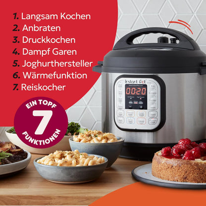 Instant Pot Duo 7 i 1 multifunktionell tryckkokare